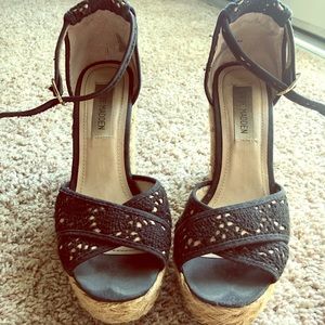 Steve Madden espadrille wedges